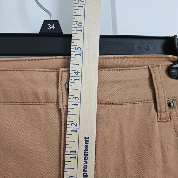 NWT Mud Pie Crawford Wide Leg Cropped Jeans Women's XL (32x26) Burnt Orange - Picture 7 of 11